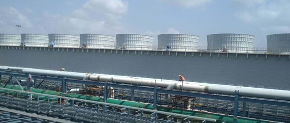 SUPPLY OF COUNTER FLOW FRP PULTRUDED COOLING TOWER