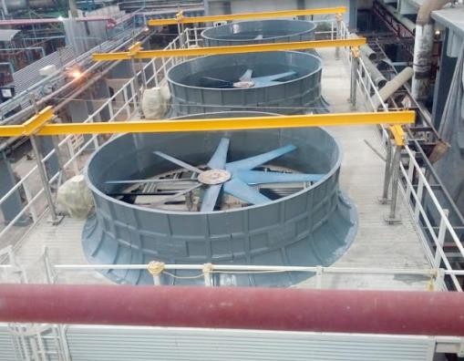 Encon Group has installed a 1500 CMH counter-flow cooling tower system