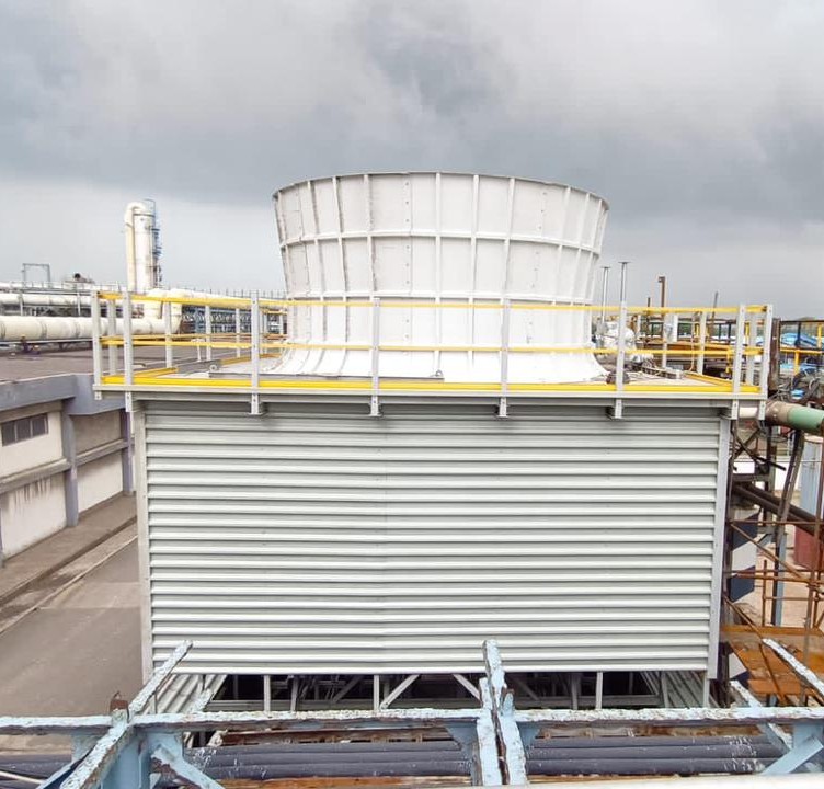 Encon Group has installed a 9,600 CMH Counter Flow Cooling Tower - featuring 1 tower with 6 cells