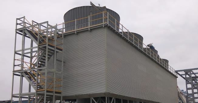 Encon Group has installed a 3,200 CMH Counter Flow Cooling Tower - featuring 1 tower with 4 cells